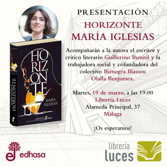 Acompáñanos en la Presentación de ‘Horizonte’, de María Iglesias