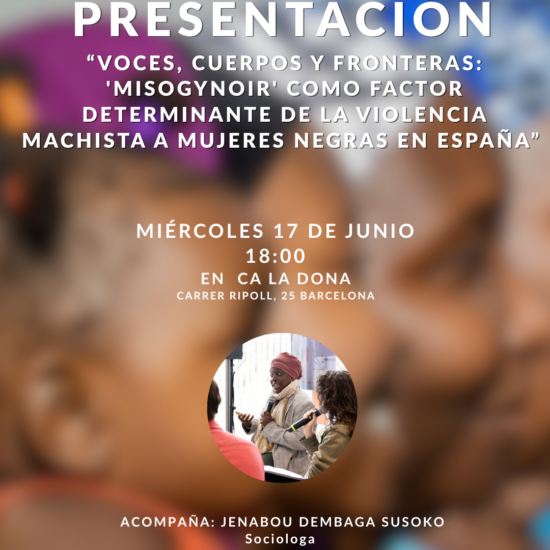 Presentación en Barcelona del informe «Voces, Cuerpos y Fronteras»